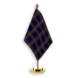 ScotsTee Shop Scottish York Regional Police Tartan Plaid Desk Flag