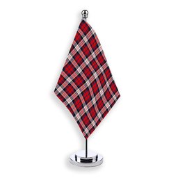 ScotsTee Shop Scottish MacDonald Dress Irish Modern Tartan Plaid Desk Flag