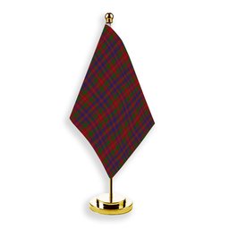 ScotsTee Shop Scottish MacIntyre of Gatehouse Tartan Plaid Desk Flag