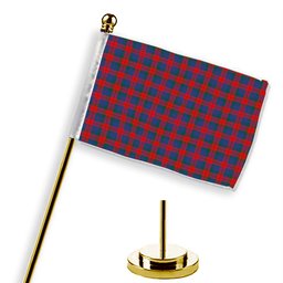 ScotsTee Shop Scottish Skene of Cromar Modern Tartan Plaid Desk Flag