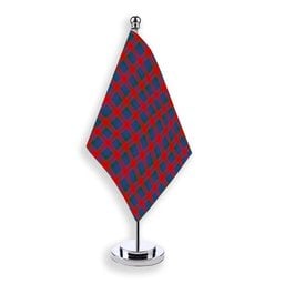 ScotsTee Shop Scottish Skene of Cromar Modern Tartan Plaid Desk Flag