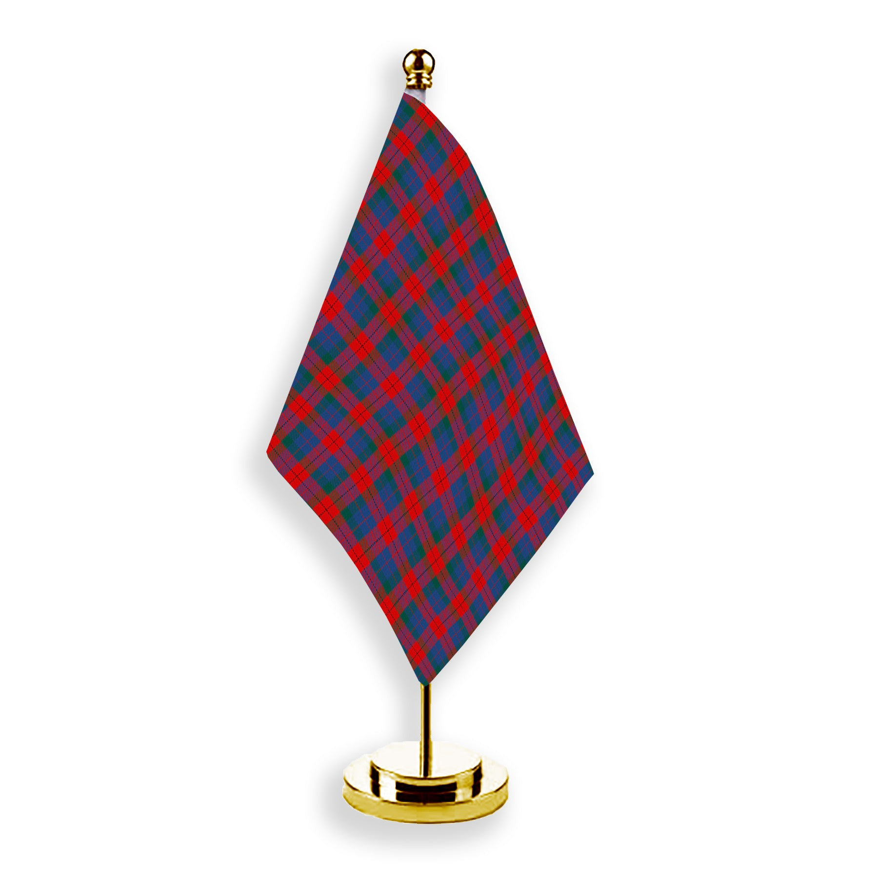 ScotsTee Shop Scottish Skene of Cromar Modern Tartan Plaid Desk Flag