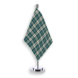 ScotsTee Shop Scottish McLeod Of Californian Ancient Tartan Plaid Desk Flag