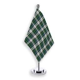 ScotsTee Shop Scottish McCallum Dress Ancient Tartan Plaid Desk Flag