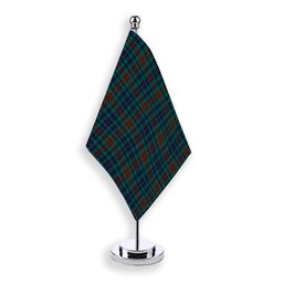 ScotsTee Shop Scottish Tennant Yules Modern Tartan Plaid Desk Flag