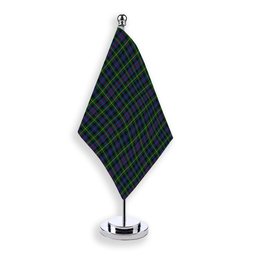 ScotsTee Shop Scottish MacLeod of Gesto 2 Tartan Plaid Desk Flag