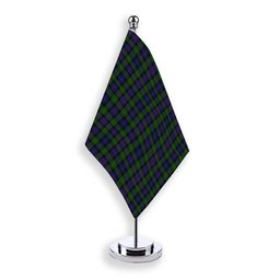 ScotsTee Shop Scottish Murray of Atholl Tartan Plaid Desk Flag