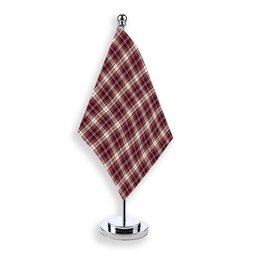 ScotsTee Shop Scottish McFarland Dress Modern Tartan Plaid Desk Flag