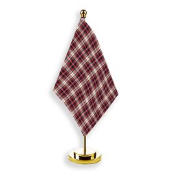 ScotsTee Shop Scottish McFarland Dress Modern Tartan Plaid Desk Flag