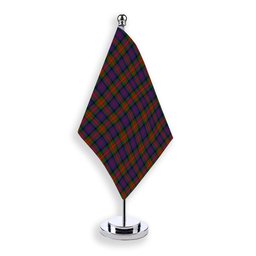 ScotsTee Shop Scottish MacLagan of Glenquiech Tartan Plaid Desk Flag
