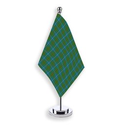 ScotsTee Shop Scottish Turnbull Hunting Ancient Clan Tartan Plaid Desk Flag
