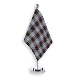 ScotsTee Shop Scottish McDonald Dress Ancient Tartan Plaid Desk Flag