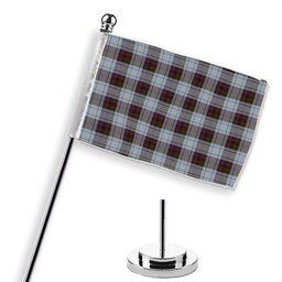 ScotsTee Shop Scottish McDonald Dress Ancient Tartan Plaid Desk Flag