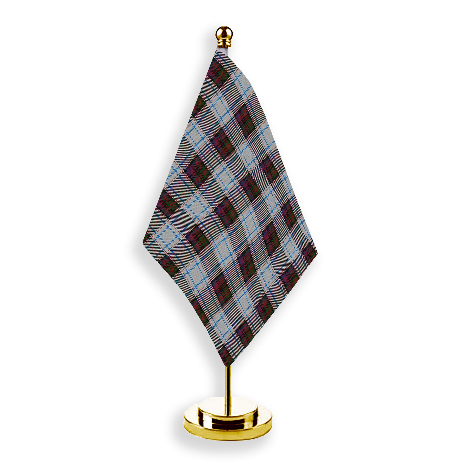 ScotsTee Shop Scottish McDonald Dress Ancient Tartan Plaid Desk Flag
