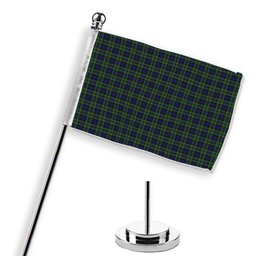 ScotsTee Shop Scottish McNeil of Colonsay Tartan Plaid Desk Flag