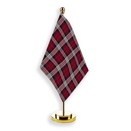 ScotsTee Shop Scottish MacDonald Dress Irish Tartan Plaid Desk Flag
