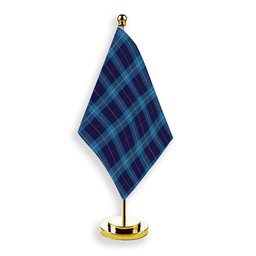 ScotsTee Shop Scottish McKerrell of Hillhouse Tartan Plaid Desk Flag
