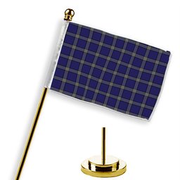 ScotsTee Shop Scottish Lloyd of Astargus Tartan Plaid Desk Flag