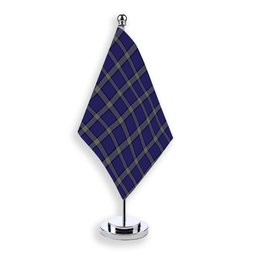 ScotsTee Shop Scottish Lloyd of Astargus Tartan Plaid Desk Flag