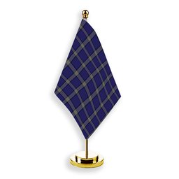 ScotsTee Shop Scottish Lloyd of Astargus Tartan Plaid Desk Flag