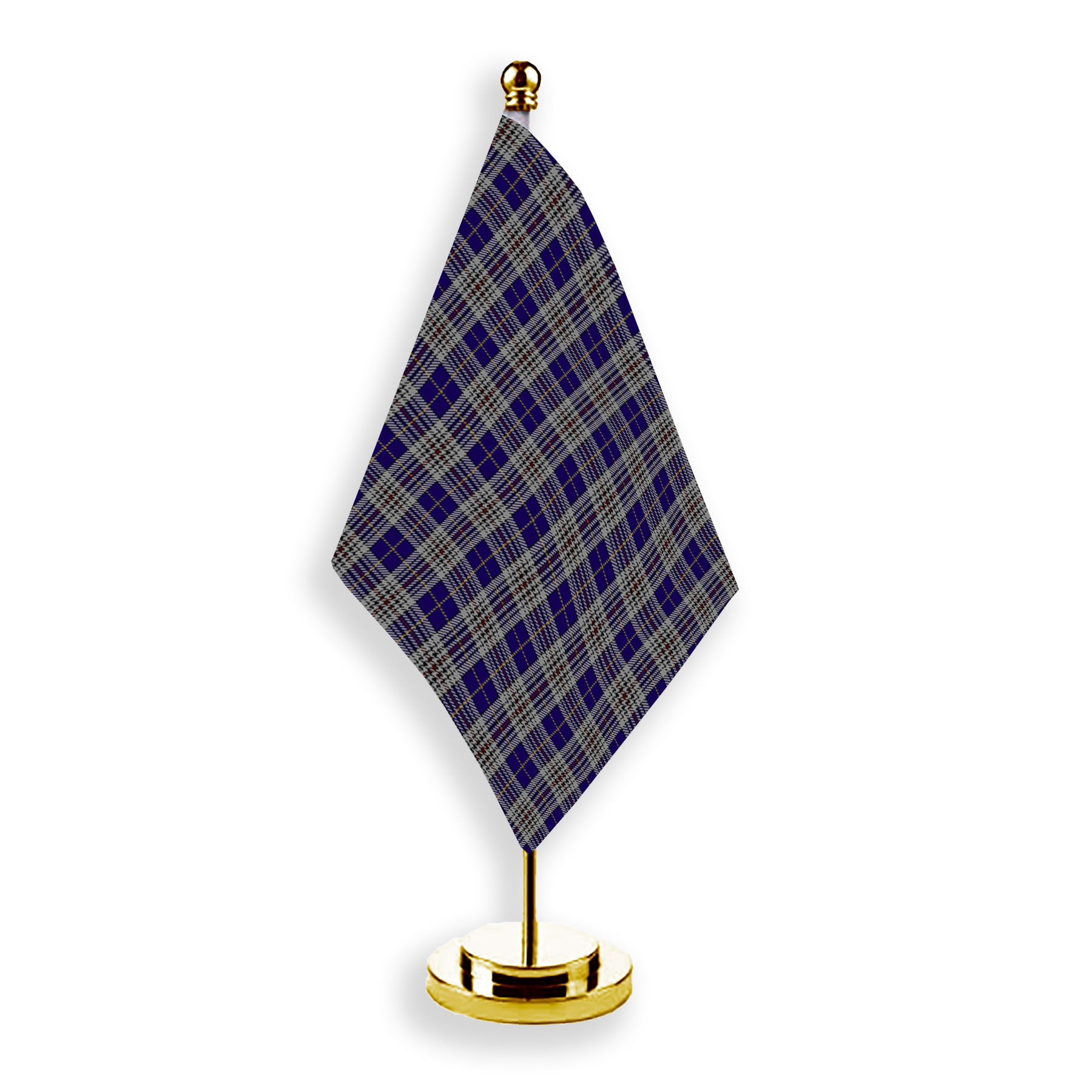 ScotsTee Shop Scottish Hanna of Stirlingshire Tartan Plaid Desk Flag
