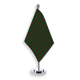 ScotsTee Shop Scottish Matheson Hunting Highland Society of London Tartan Plaid Desk Flag