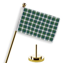 ScotsTee Shop Scottish Graham Dress Ancient Tartan Plaid Desk Flag
