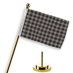 ScotsTee Shop Scottish Stewart of Appin Dress 1 Tartan Plaid Desk Flag