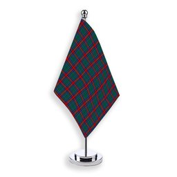 ScotsTee Shop Scottish Jardine Dress Modern Tartan Plaid Desk Flag