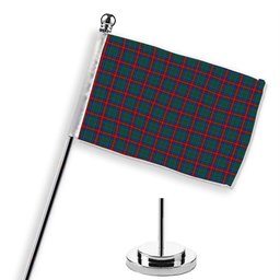 ScotsTee Shop Scottish Jardine Dress Modern Tartan Plaid Desk Flag