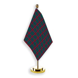 ScotsTee Shop Scottish Jardine Dress Modern Tartan Plaid Desk Flag