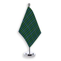 ScotsTee Shop Scottish MacLeod of Skye Ancient Tartan Plaid Desk Flag