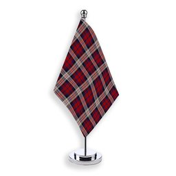 ScotsTee Shop Scottish McDonald Dress Irish Tartan Plaid Desk Flag