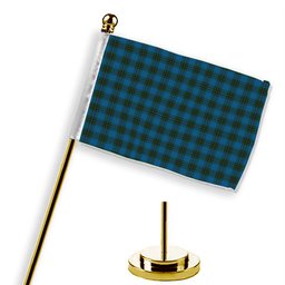 ScotsTee Shop Scottish Murray of Elibank Tartan Plaid Desk Flag