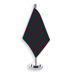 ScotsTee Shop Scottish Jardine Dress Tartan Plaid Desk Flag