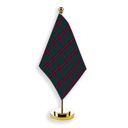 ScotsTee Shop Scottish Jardine Dress Tartan Plaid Desk Flag