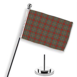 ScotsTee Shop Scottish Muirhead Hunting Modern Tartan Plaid Desk Flag
