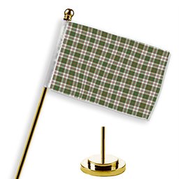 ScotsTee Shop Scottish Hay Dress Modern Tartan Plaid Desk Flag