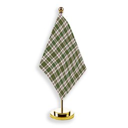 ScotsTee Shop Scottish Hay Dress Modern Tartan Plaid Desk Flag