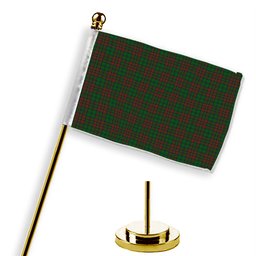 ScotsTee Shop Scottish Matheson Hunting Highland Tartan Plaid Desk Flag
