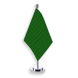 ScotsTee Shop Scottish Tribe of Mar Tartan Plaid Desk Flag