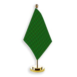ScotsTee Shop Scottish Tribe of Mar Tartan Plaid Desk Flag