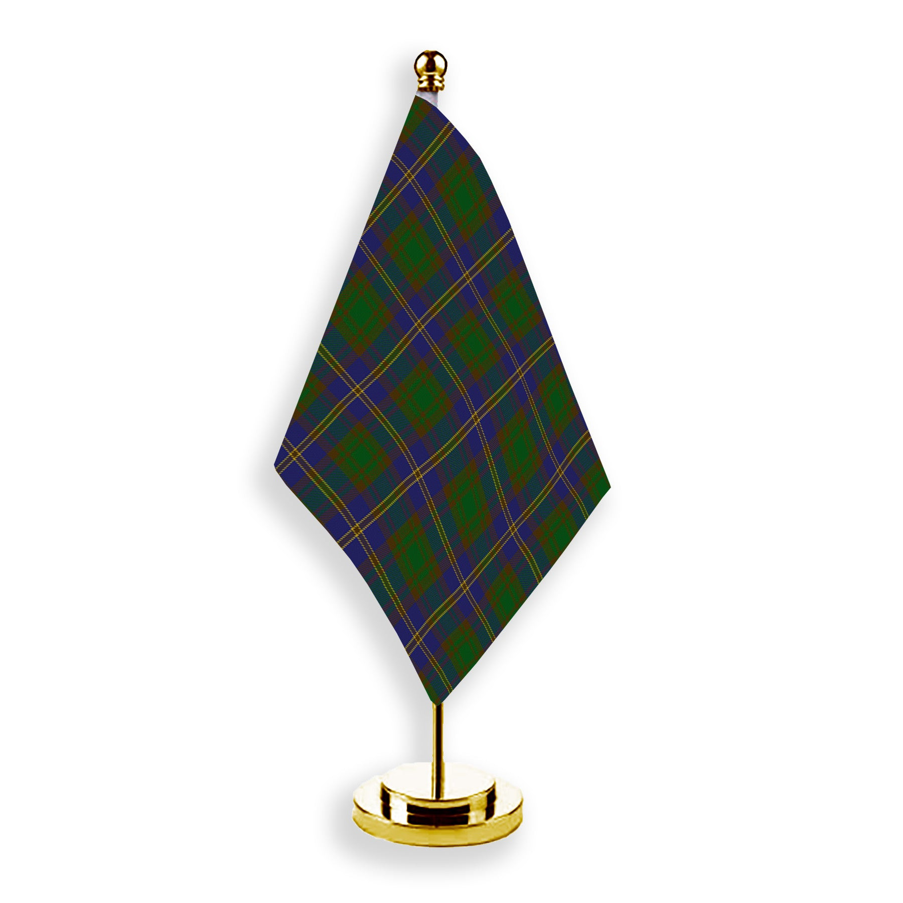 ScotsTee Shop Scottish Strang of Balkaskie Tartan Plaid Desk Flag