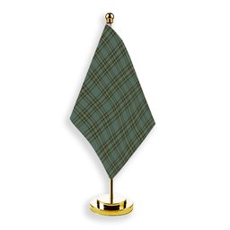 ScotsTee Shop Scottish Kelly Dress Tartan Plaid Desk Flag