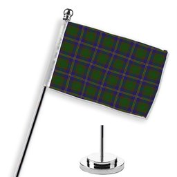 ScotsTee Shop Scottish Strange of Balkaskie Tartan Plaid Desk Flag