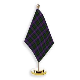 ScotsTee Shop Scottish MacNeil of Colonsay 2 Tartan Plaid Desk Flag