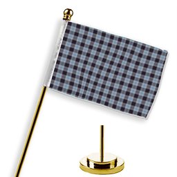 ScotsTee Shop Scottish Royal Canadian Air Force Tartan Plaid Desk Flag