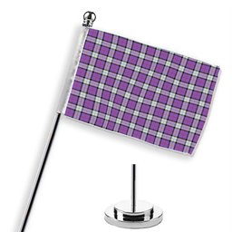 ScotsTee Shop Scottish Sinclair Dress (Dance) Ancient Clan Tartan Plaid Desk Flag