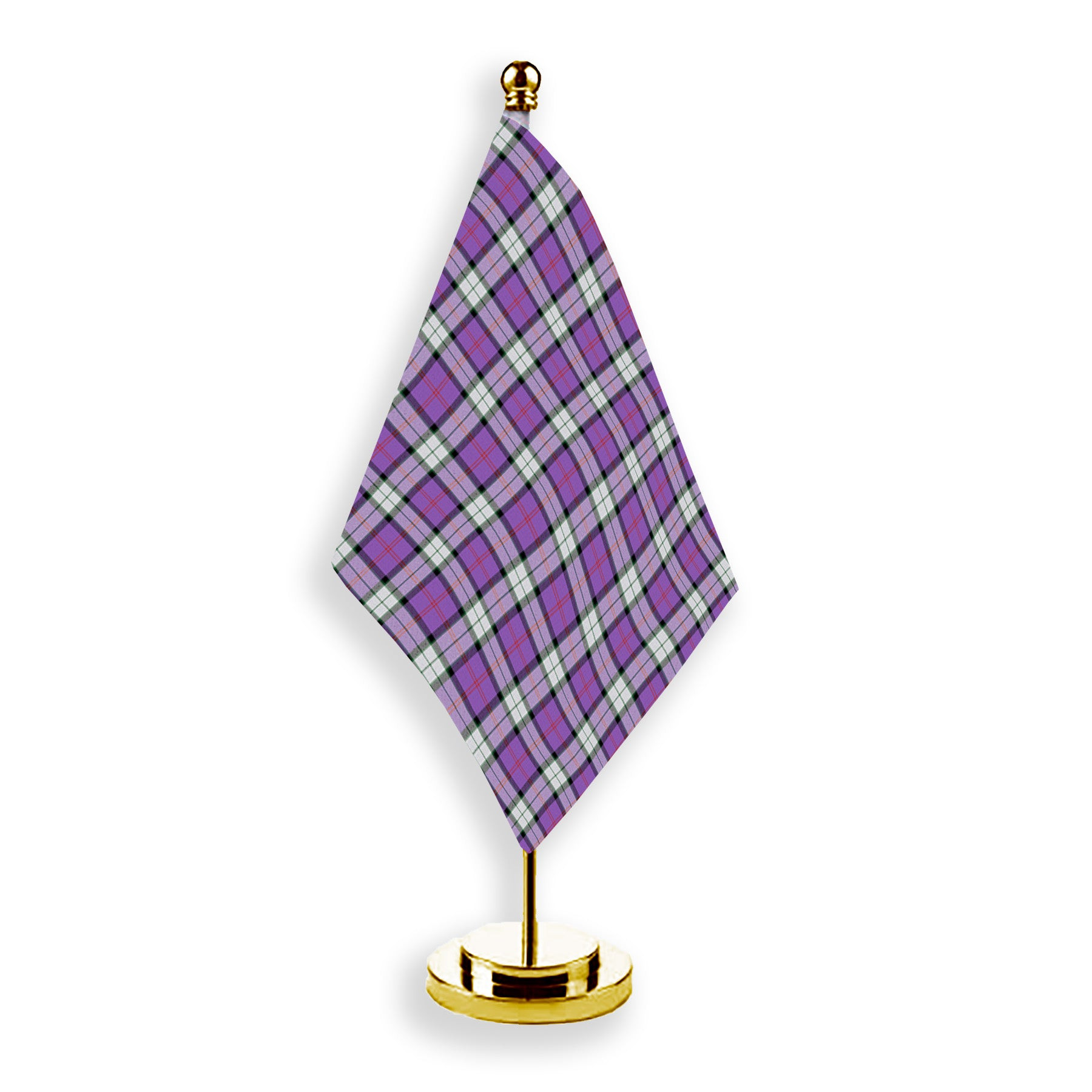 ScotsTee Shop Scottish Sinclair Dress (Dance) Ancient Clan Tartan Plaid Desk Flag