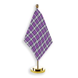 ScotsTee Shop Scottish Sinclair Dress (Dance) Ancient Clan Tartan Plaid Desk Flag